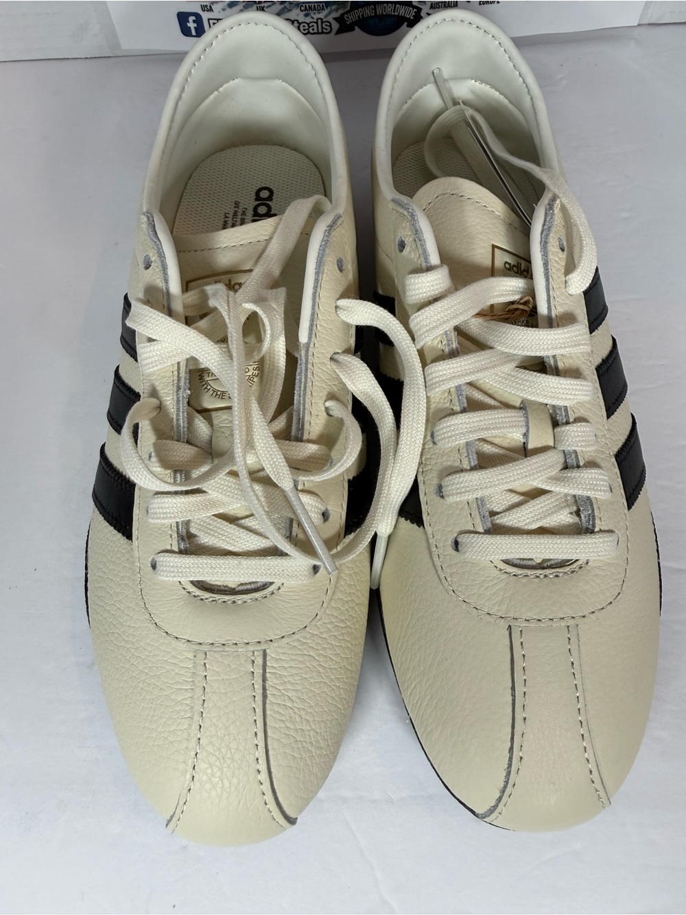 adidas Tokyo Women's White and Black Low-Profile Sneakers - Picture 3 of 6
